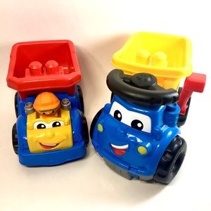 Large Mega Blok Dump Trucks